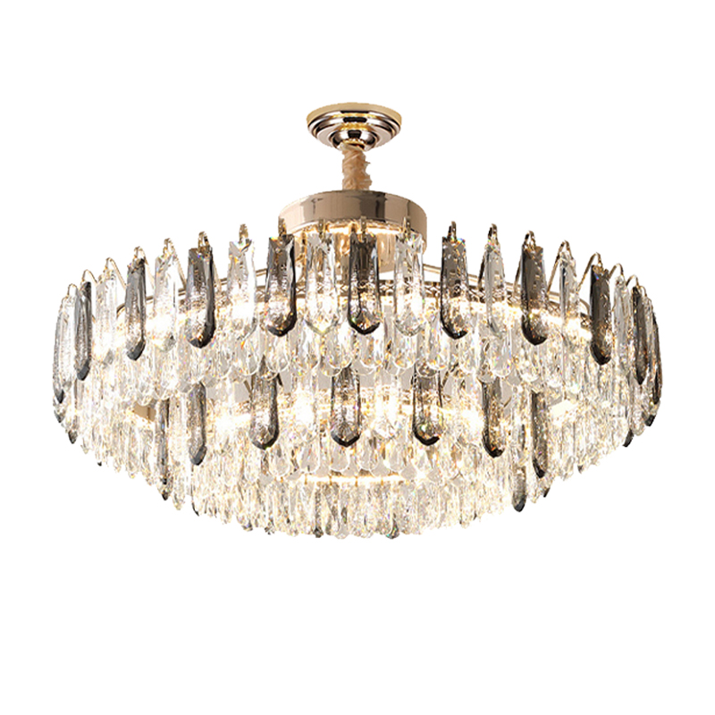Bedroom Lighting Decor Ideas - Lampu Langit-langit Kristal Desain Modern Lampu