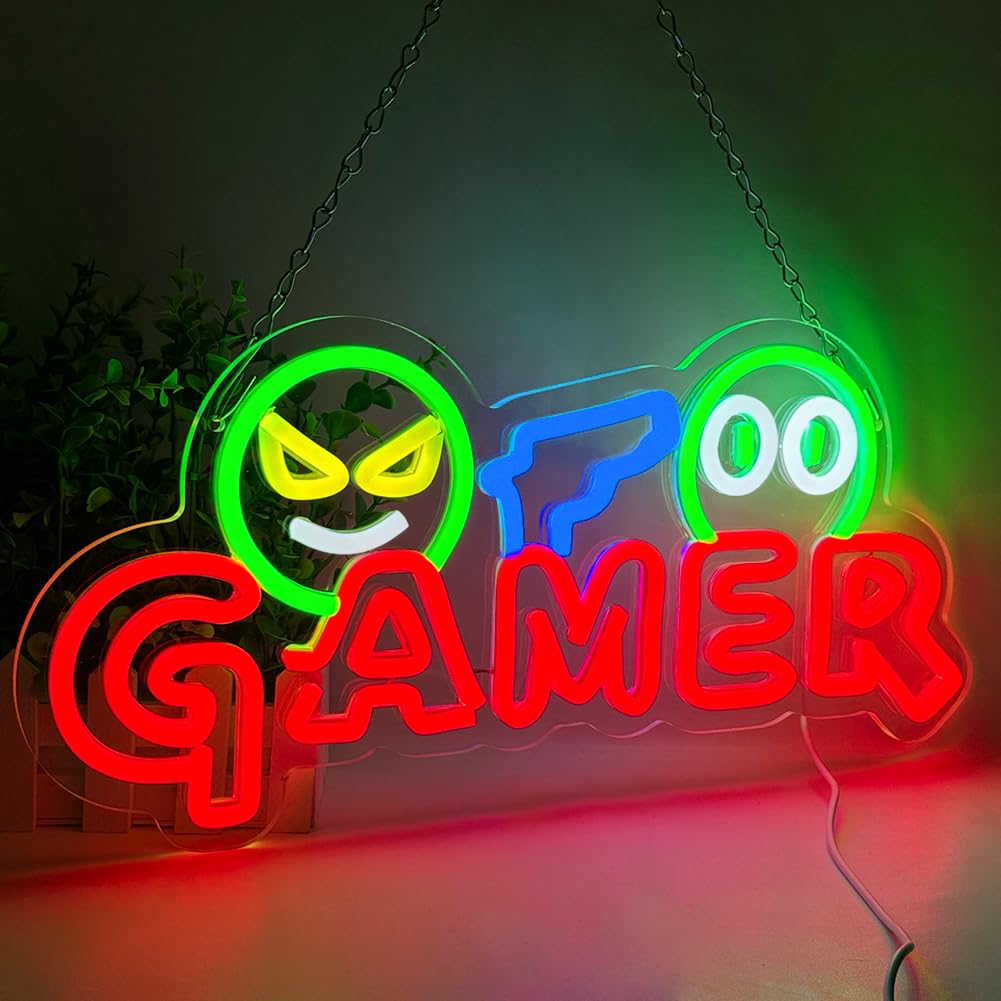 Lighting Decoration For Wedding - Lampu Dinding LED Neon Sign Gamer,