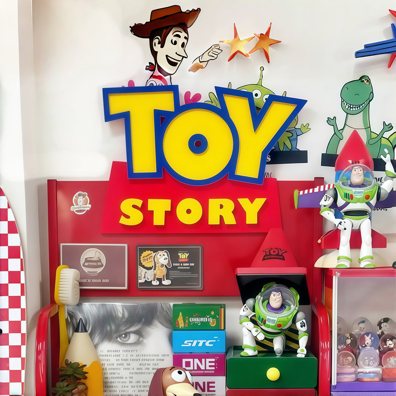 Lighting Home Decor Products - TOY STORY 3DLogo Signboard Karakter Kartun