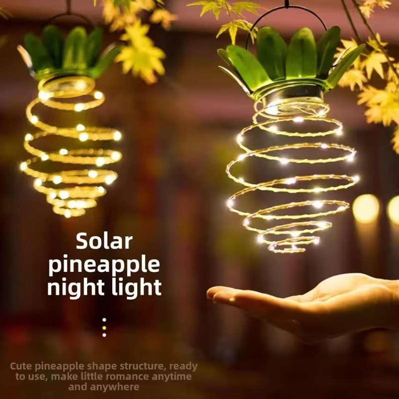 String Light Outdoor - Lampu Pengisian Tenaga Surya LED Lampu