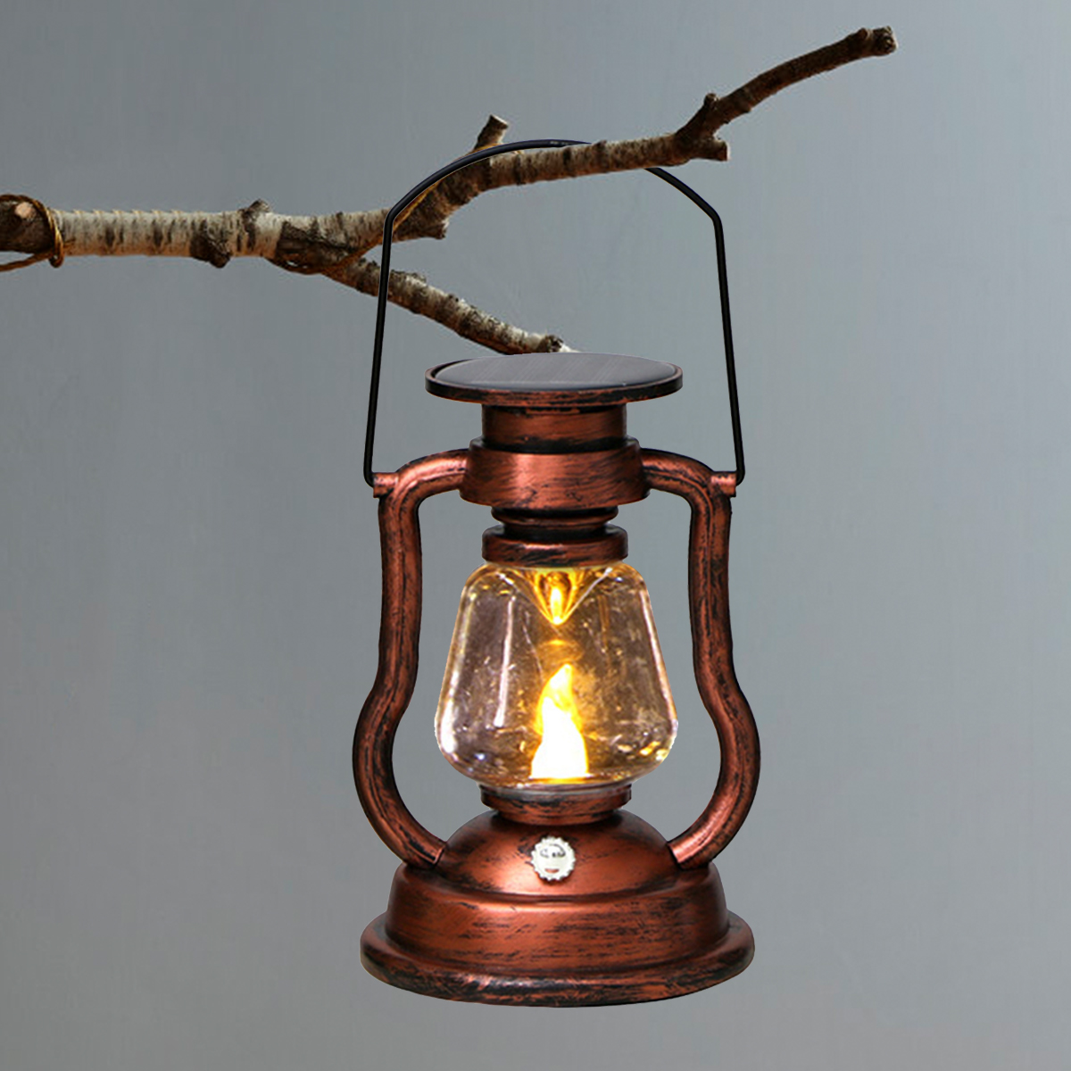 String Light Outdoor - Lampu Atmosfer Retro LED Tenaga Surya