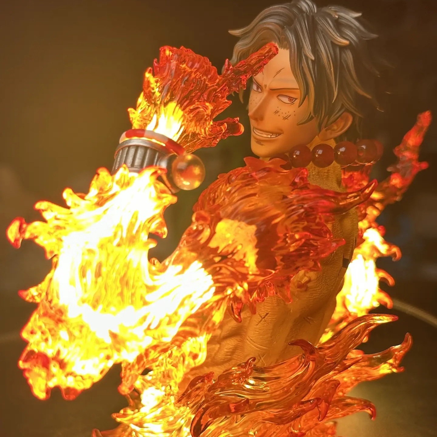 Lighting Home Decor Products - Patung Figur One Piece Ace Setengah