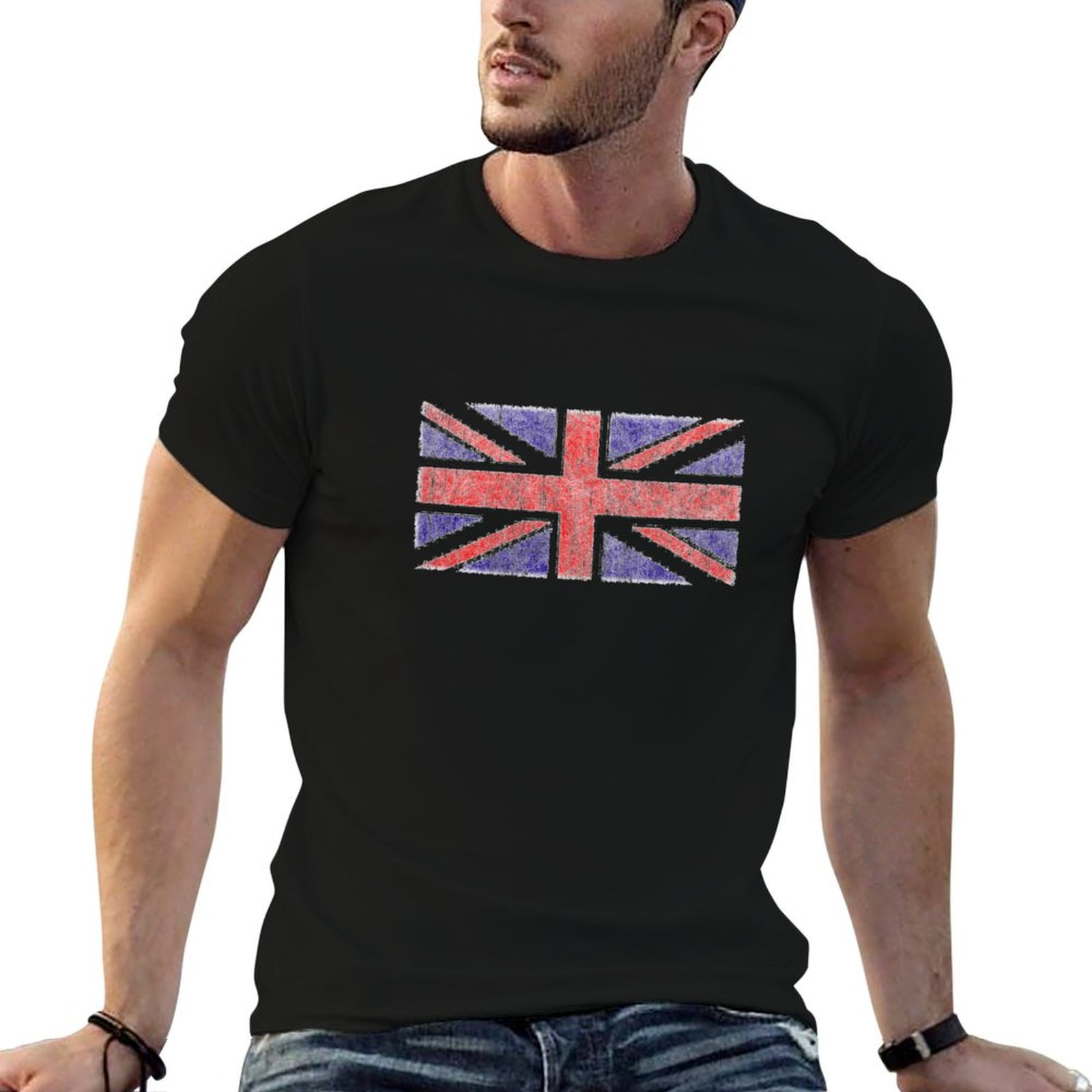 Union Lighting & Decor - Kaos Bendera Union Jack Inggris Vintage,