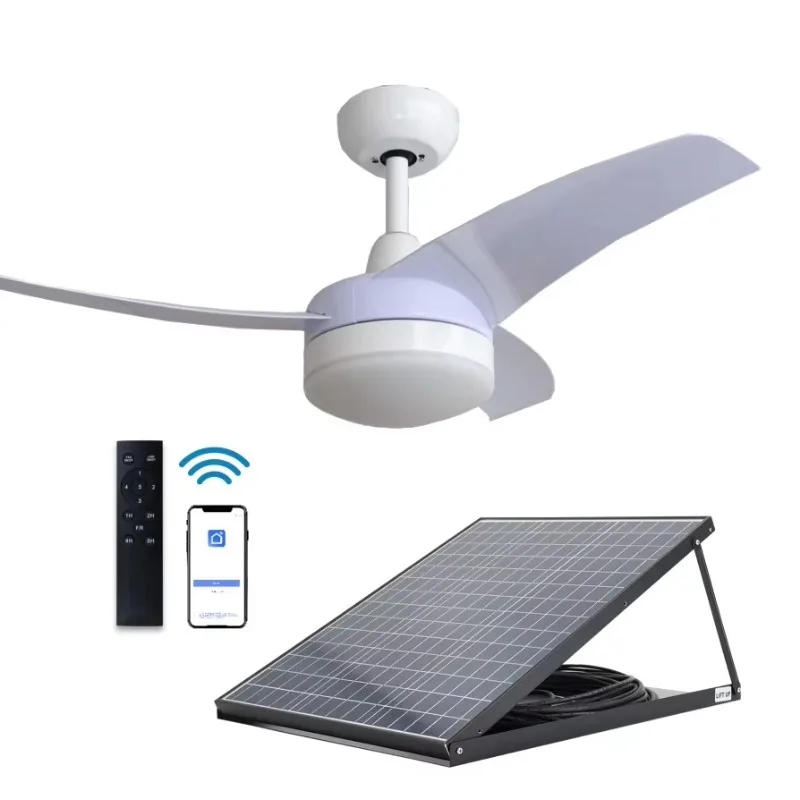 Homestead Lighting & Decor Oconomowoc - Kipas Angin Plafon Tenaga Surya 42''