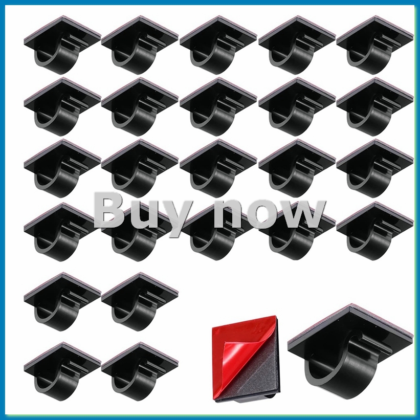 String Light Outdoor - 50 Buah Klip Kabel Mini Pengait