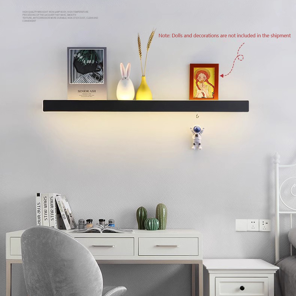 Lighting Room Decor Photo - Rak Dinding Mengambang LED Modern Berbahan