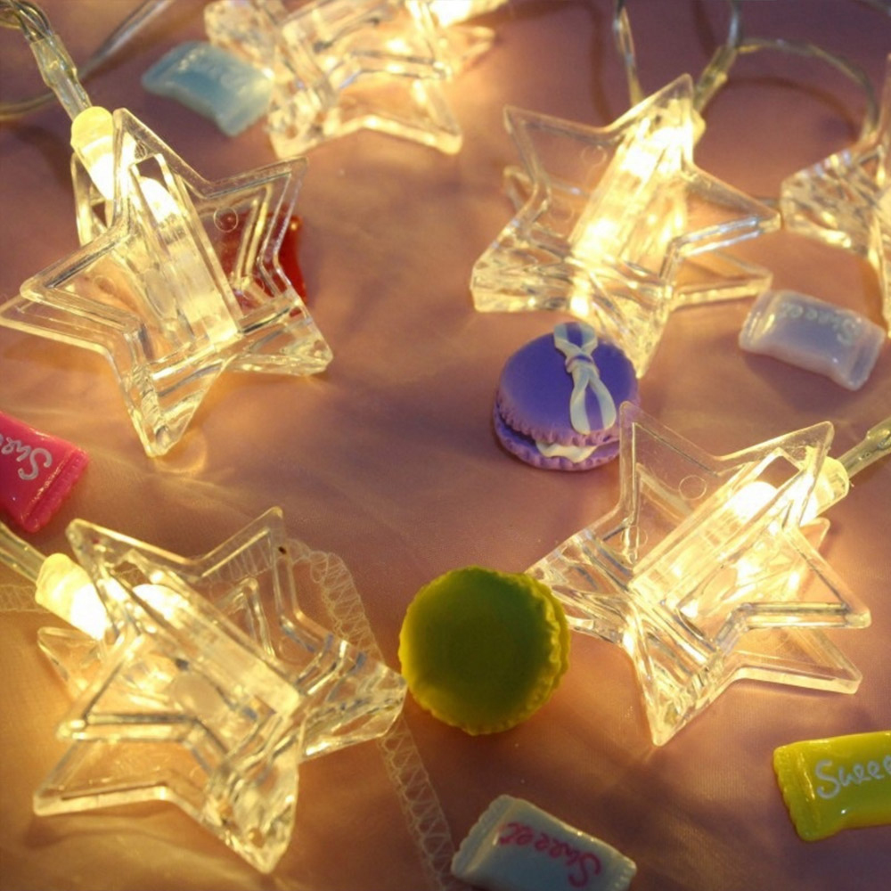 Lighting Room Decor Photo - Lampu String LED Bintang 3M 10M