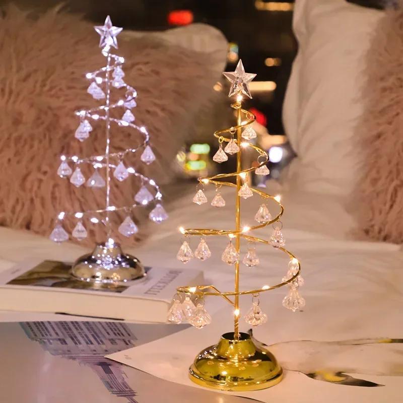 Home Decor Lighting Tree - Lampu Gantung Pohon Natal Kristal LED