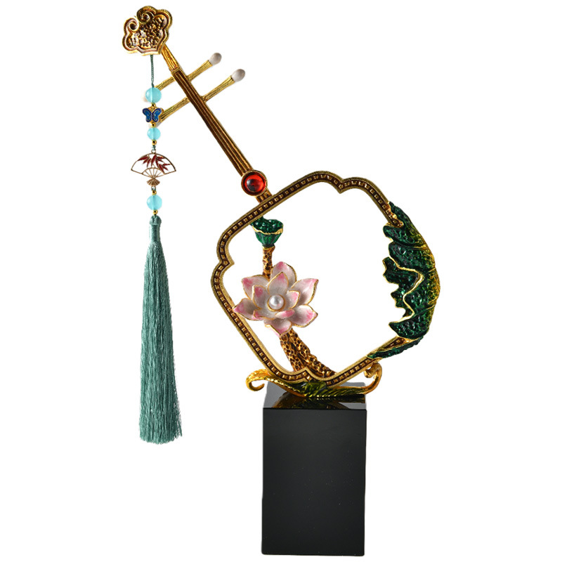 Lighting Decor Company - Ornamen Pipa Enamel Warna-warni Dekoratif Lucky