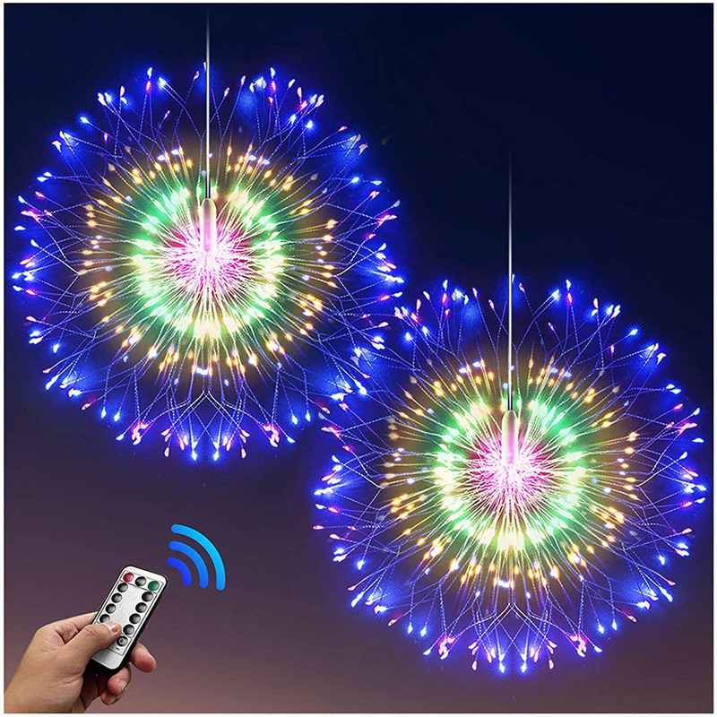 String Light Outdoor - Lampu surya LED, lampu hias dandelion,