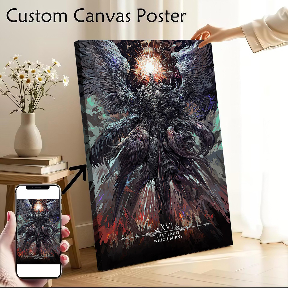 Lighting Room Decor Photo - Poster Seni Dinding Kanvas dengan Gambar