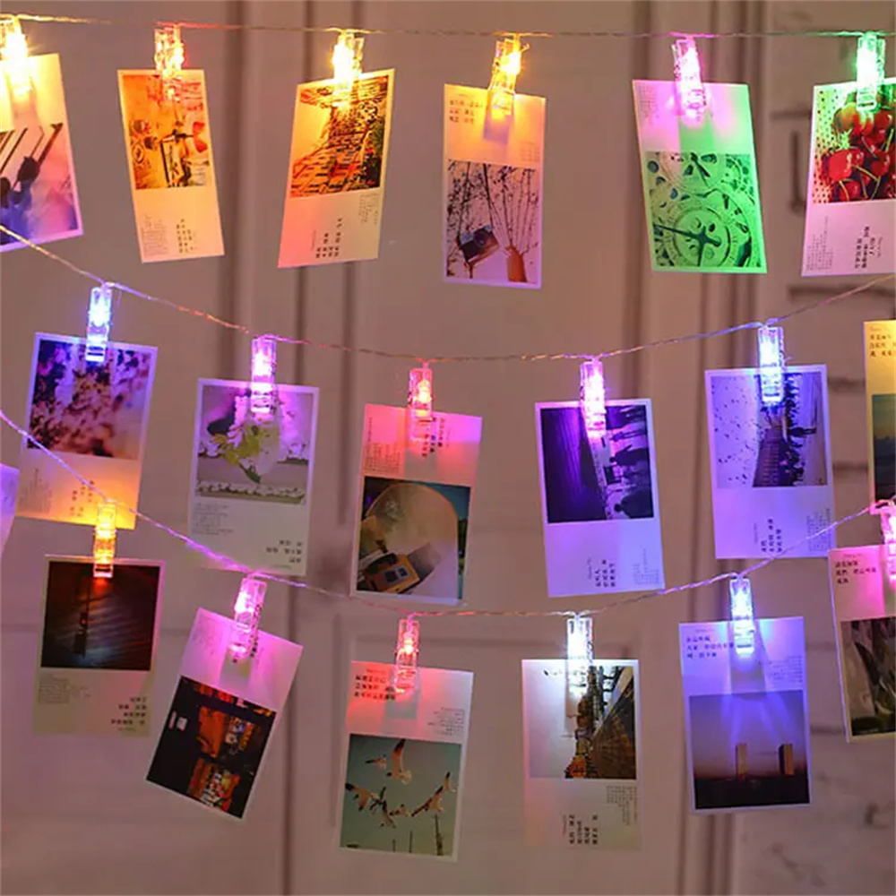 Lighting Room Decor Photo - Lampu Peri LED 3M dengan Klip