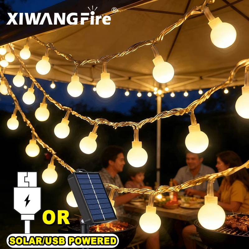 Lampu String Tenaga Surya/USB/ - String Light Outdoor ulasan dan harga