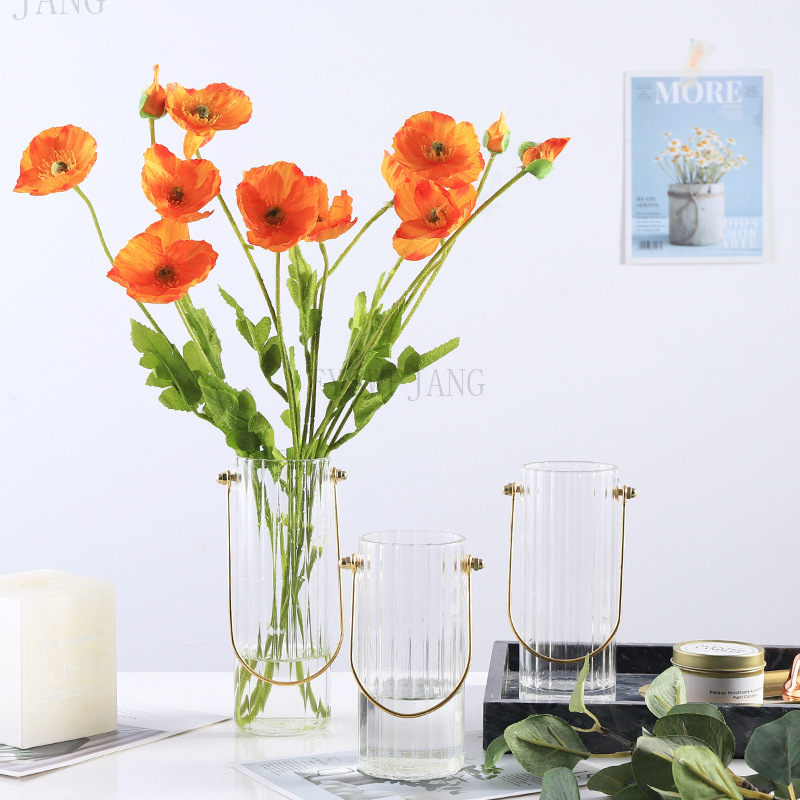 Vas Kaca Kreatif Nordik Mewah  - Lighting Room Decor Photo ulasan dan harga