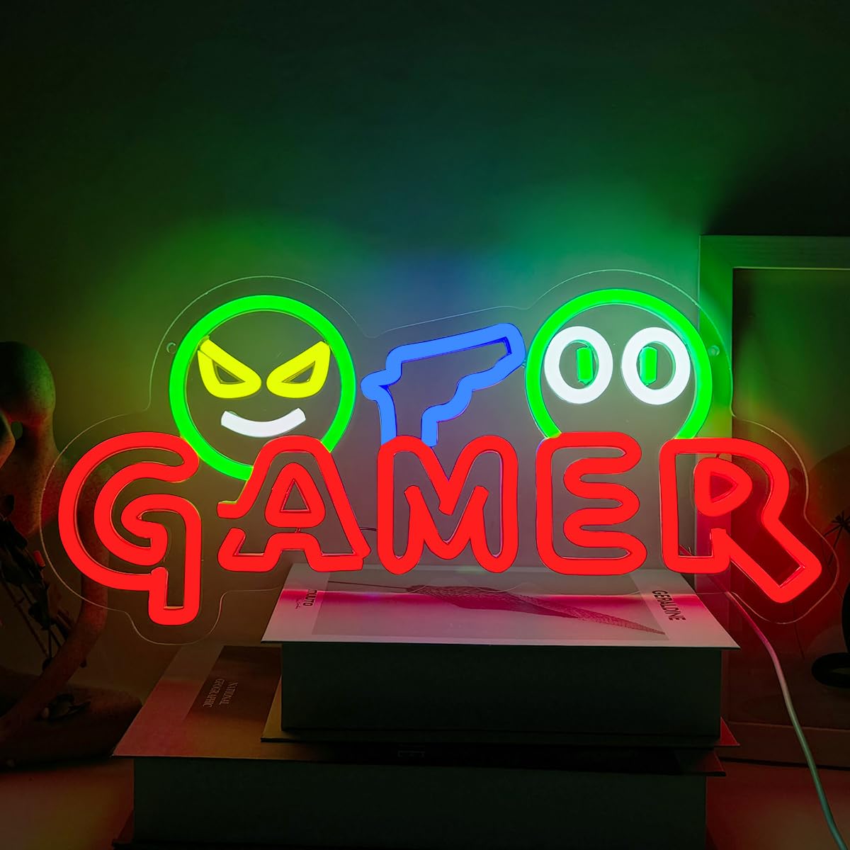 Lampu Dinding LED Neon Sign Ga - Lighting Decoration For Wedding ulasan dan harga