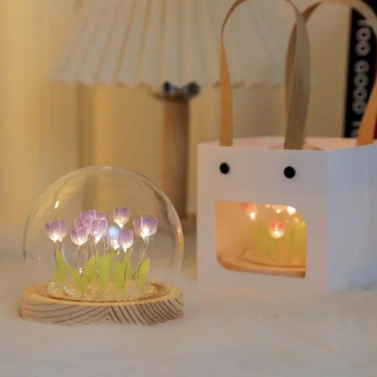 1 buah lampu malam tulip buata - Bedroom Lighting Decor Ideas ulasan dan harga