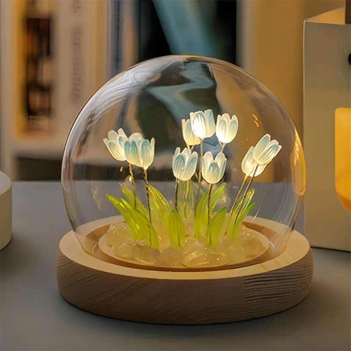 1 buah lampu malam tulip buata - Bedroom Lighting Decor Ideas ulasan dan harga