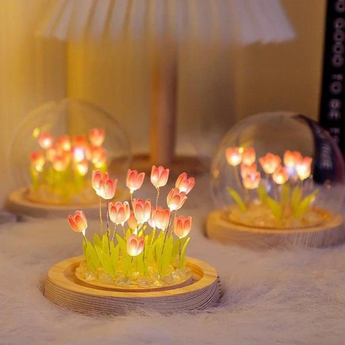 1 buah lampu malam tulip buata - Bedroom Lighting Decor Ideas ulasan dan harga