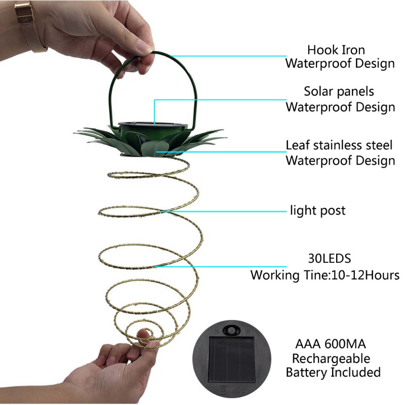 Lampu Pengisian Tenaga Surya L - String Light Outdoor ulasan dan harga