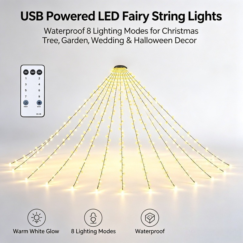 Lampu LED USB Fairy String, La - Lighting Decoration For Wedding ulasan dan harga