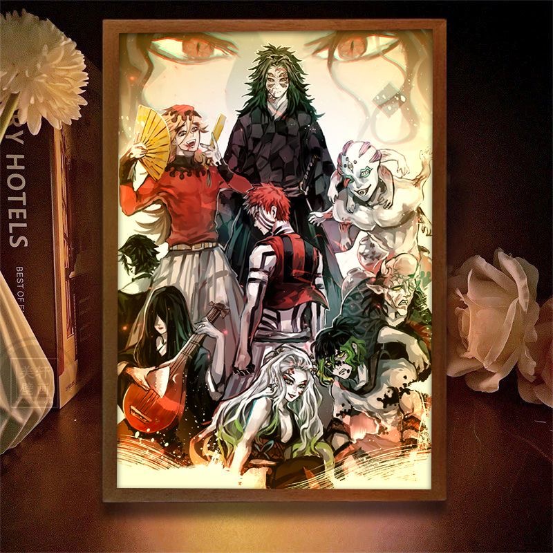Figur Aksi Demon Slayer Bingka - Lighting Room Decor Photo ulasan dan harga