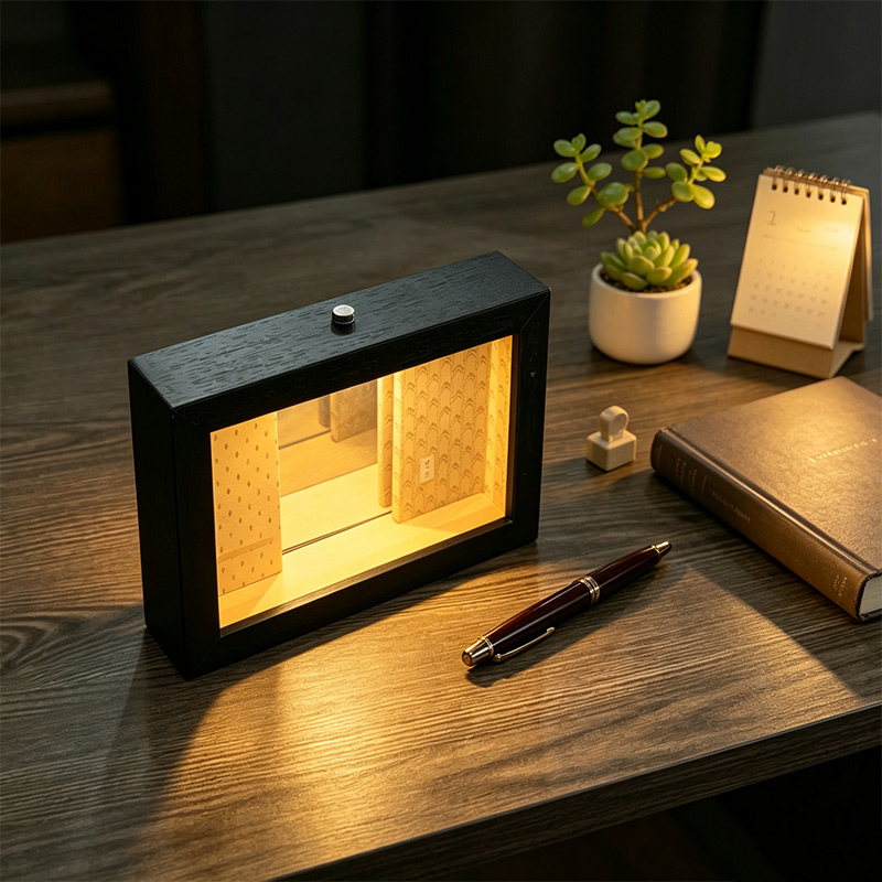 Bingkai Foto Cermin Infinity R - Lighting Room Decor Photo ulasan dan harga