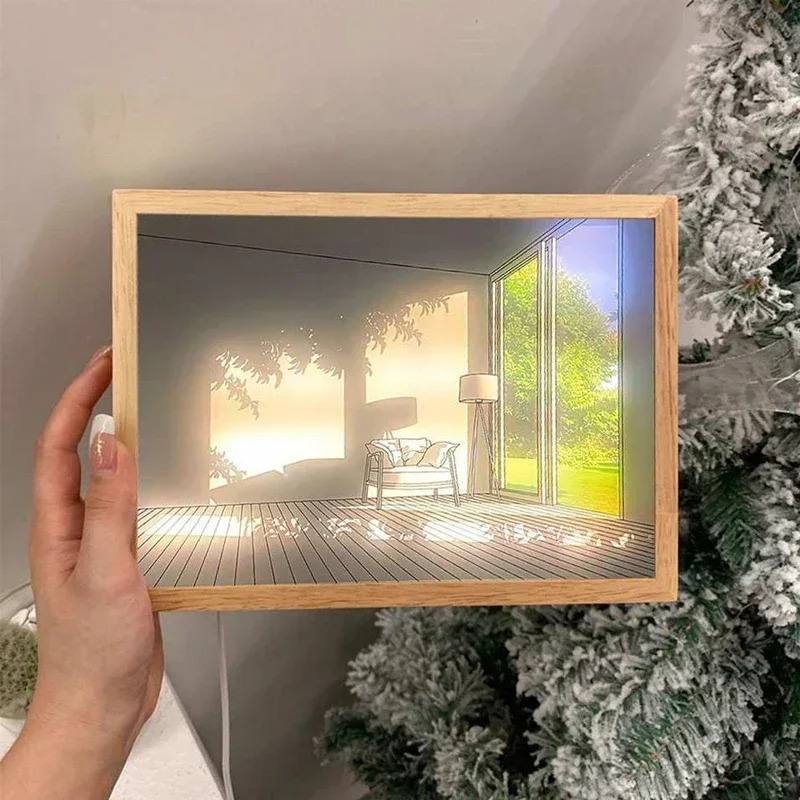 Lampu LED Dekoratif Lukisan US - Lighting Room Decor Photo ulasan dan harga