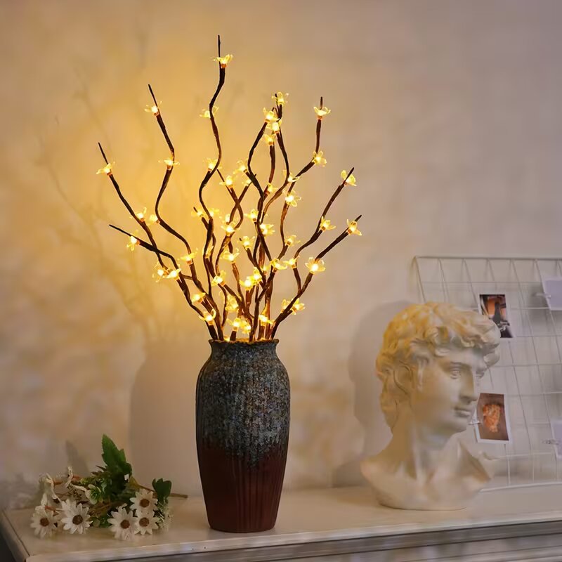 1/2 Buah 20LED Lampu Cabang Po - Home Decor Lighting Tree ulasan dan harga