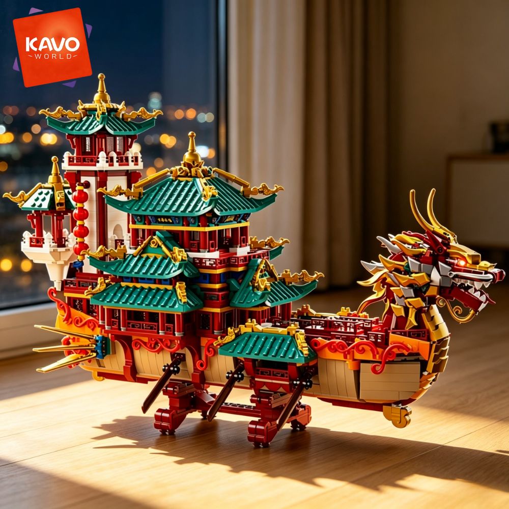 KAVOWORLD 2453pcs Blok Banguna - Lantern Paper Solar ulasan dan harga