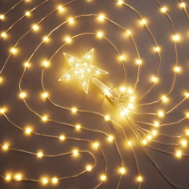 Lampu Air Terjun Bintang LED D - Home Decor Lighting Tree ulasan dan harga