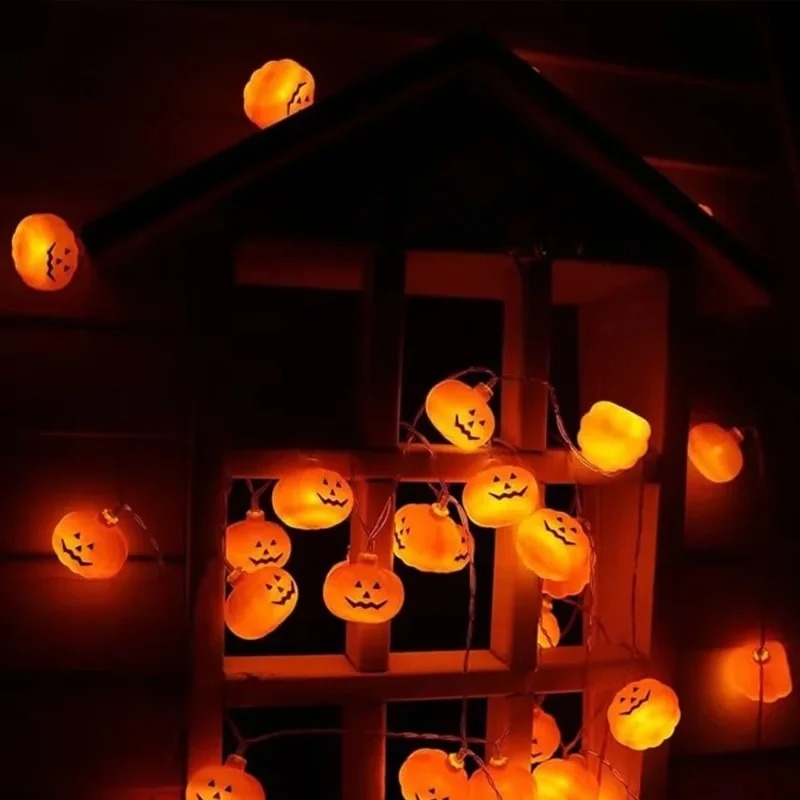 Lampu String Labu Halloween Be - String Light Outdoor ulasan dan harga