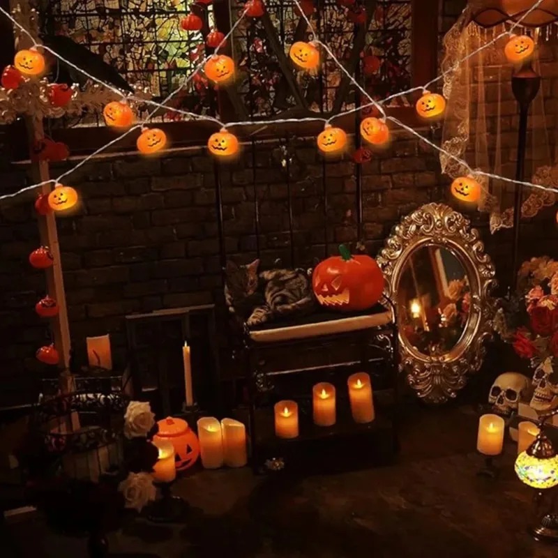 Lampu String Labu Halloween Be - String Light Outdoor ulasan dan harga