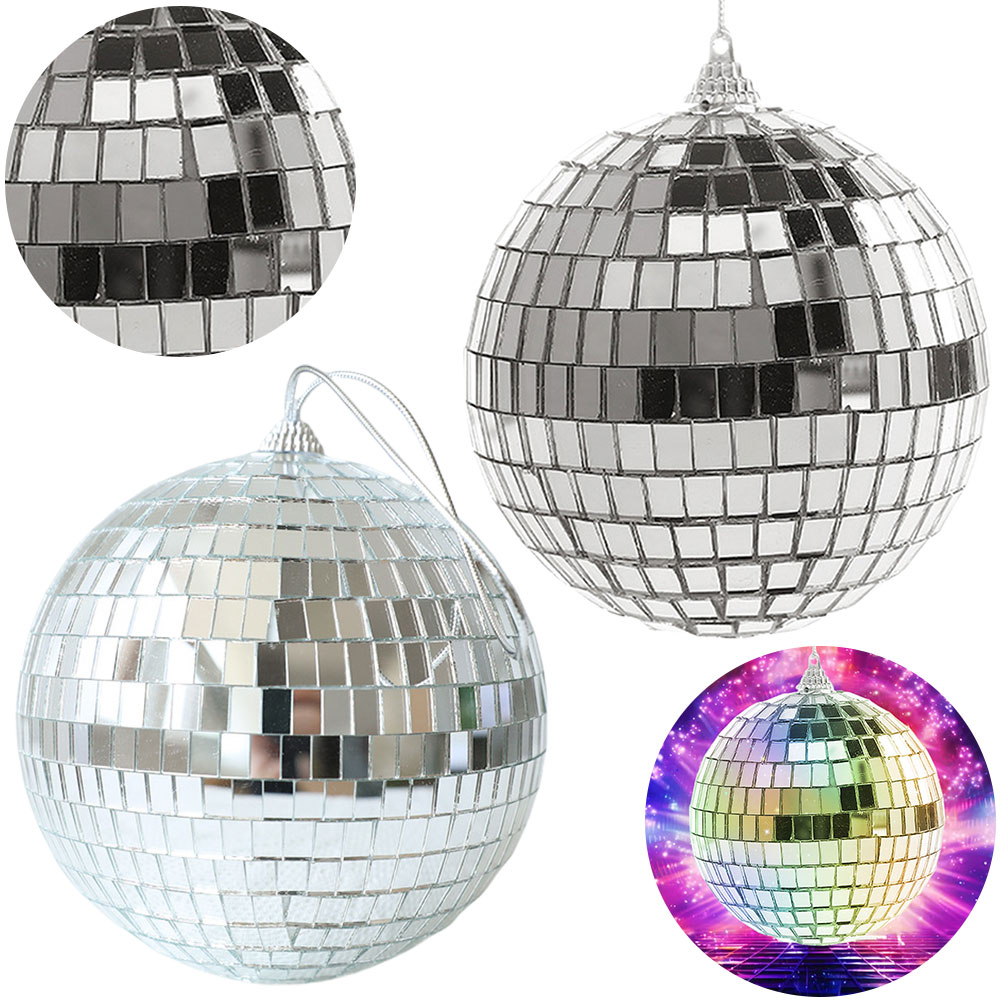 6 Buah Bola Disko Cermin 4/6/1 - Home Decor Lighting Tree ulasan dan harga
