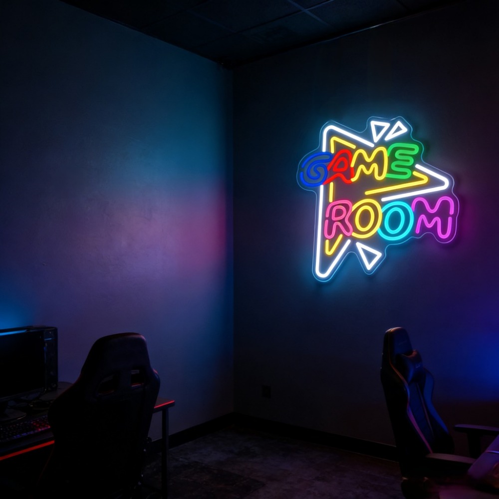 Lampu Neon LED Ruang Game, Dap - Bedroom Lighting Decor Ideas ulasan dan harga