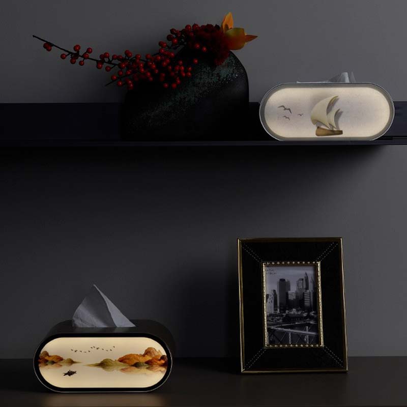 Kotak Tisu Lampu Malam LED den - Bedroom Lighting Decor Ideas ulasan dan harga