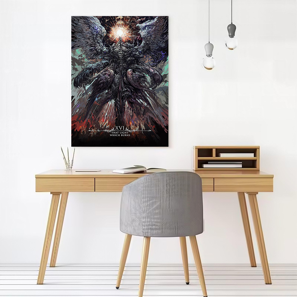 Poster Seni Dinding Kanvas den - Lighting Room Decor Photo ulasan dan harga