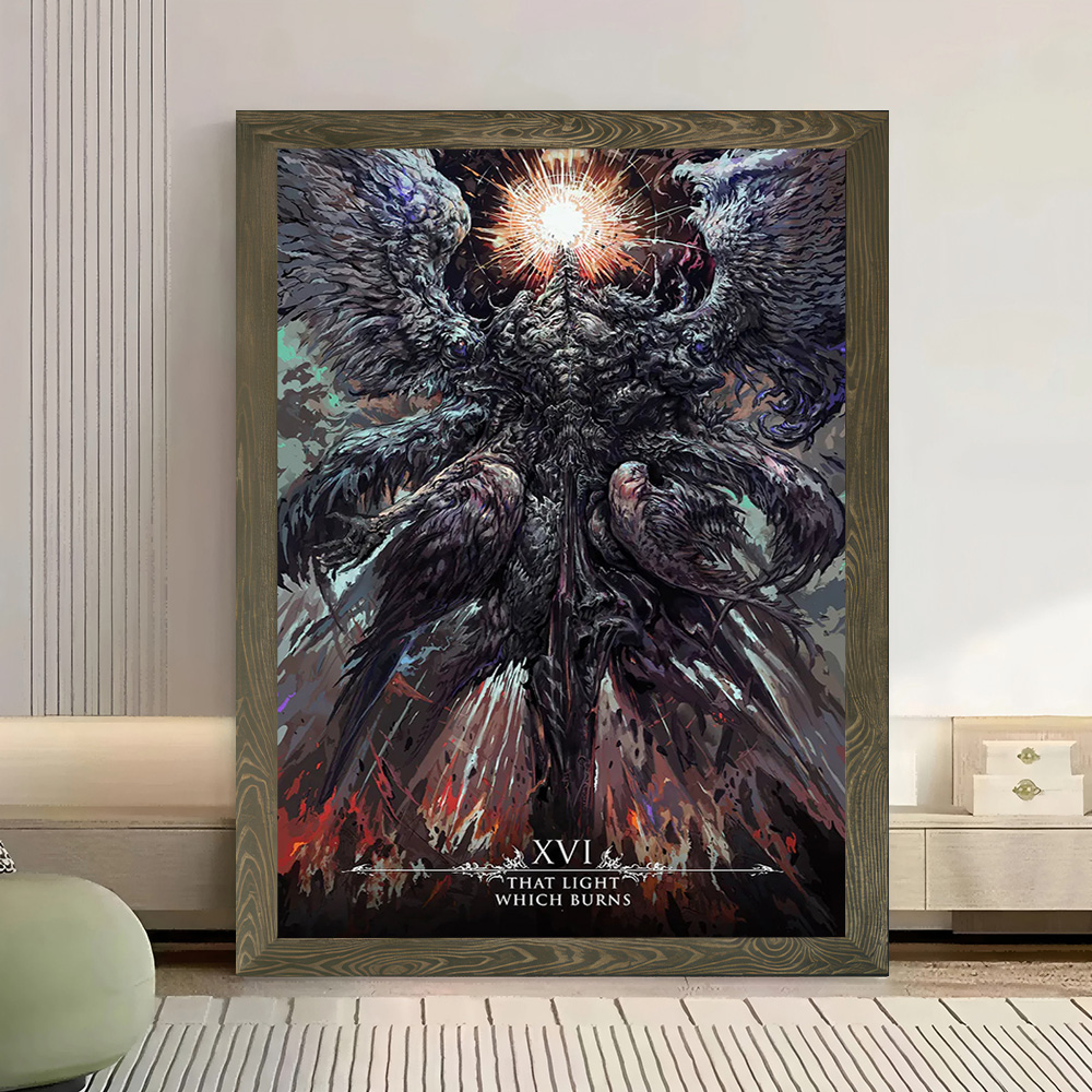 Poster Seni Dinding Kanvas den - Lighting Room Decor Photo ulasan dan harga