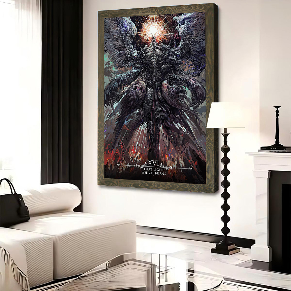 Poster Seni Dinding Kanvas den - Lighting Room Decor Photo ulasan dan harga