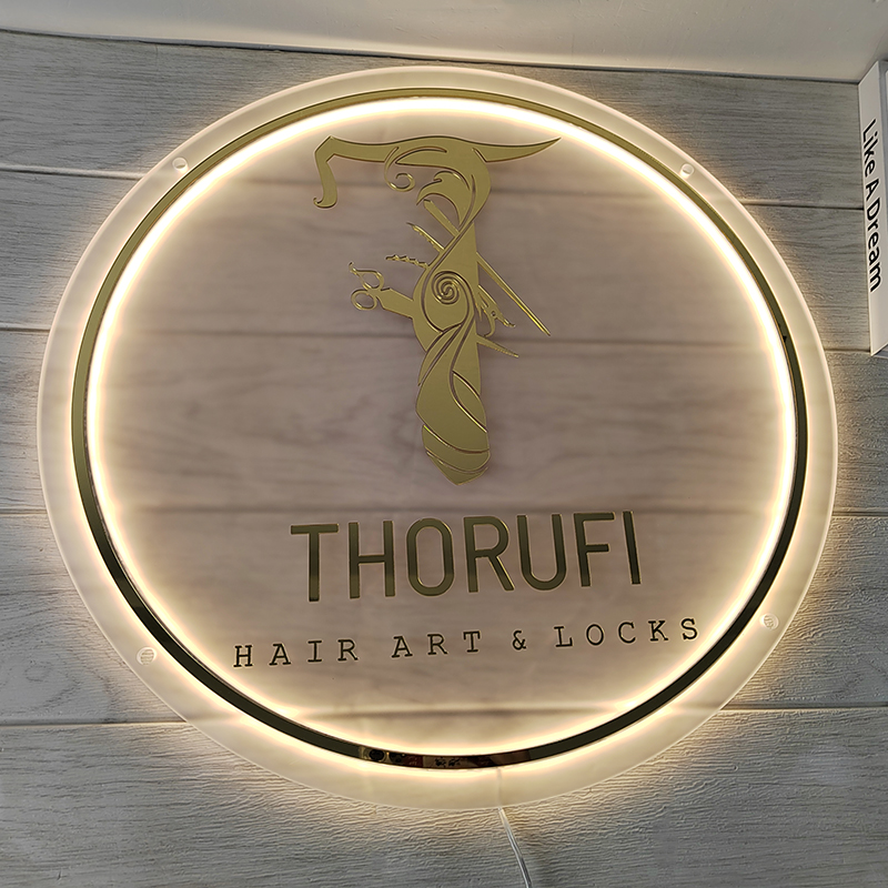 Logo Bisnis Kustom 3D Tanda Ak - Lighting Decor Company ulasan dan harga