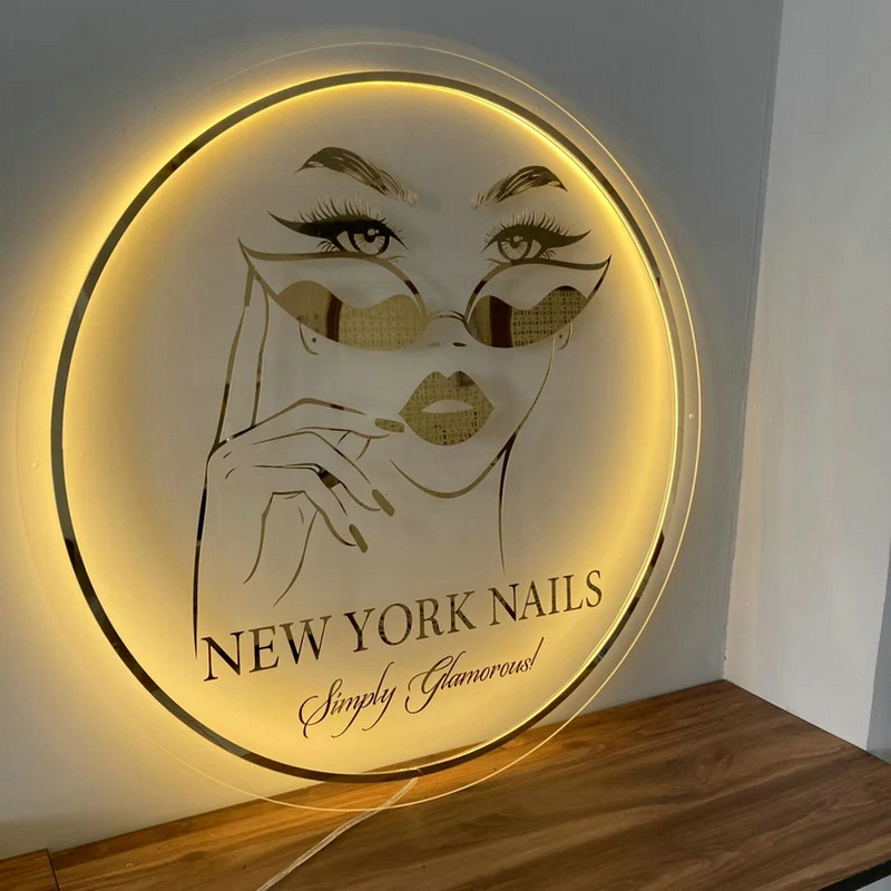 Logo Bisnis Kustom 3D Tanda Ak - Lighting Decor Company ulasan dan harga
